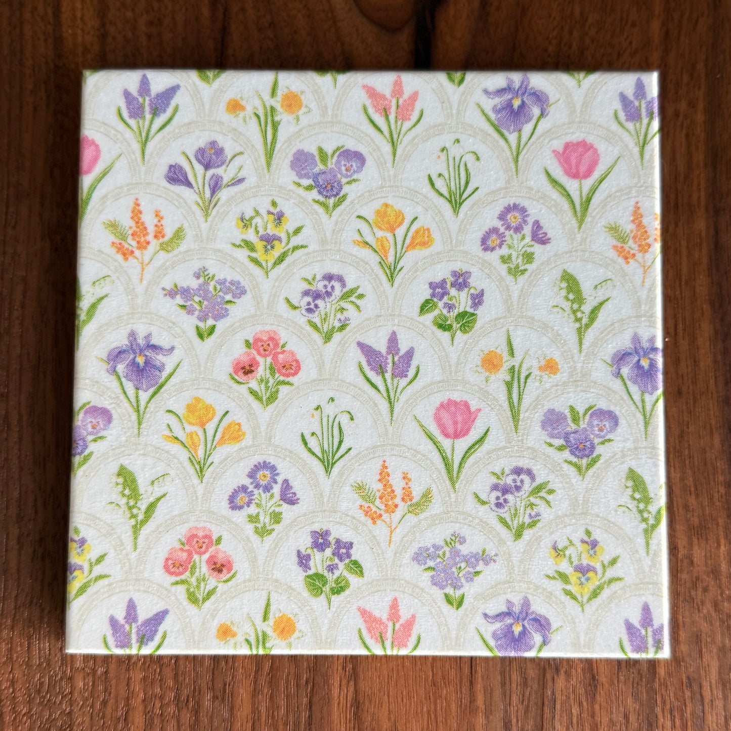 Botanic Arches Ceramic Trivet
