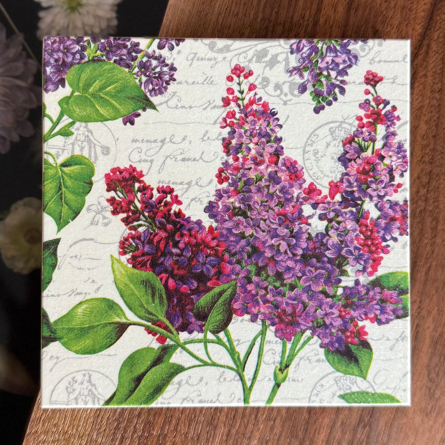Lilac Ceramic Trivet