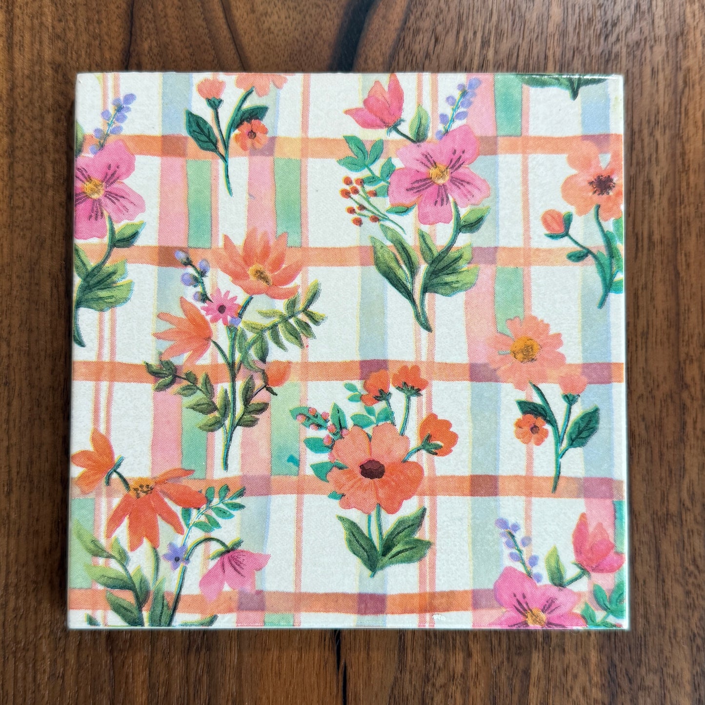 Bloom Garden Ceramic Trivet