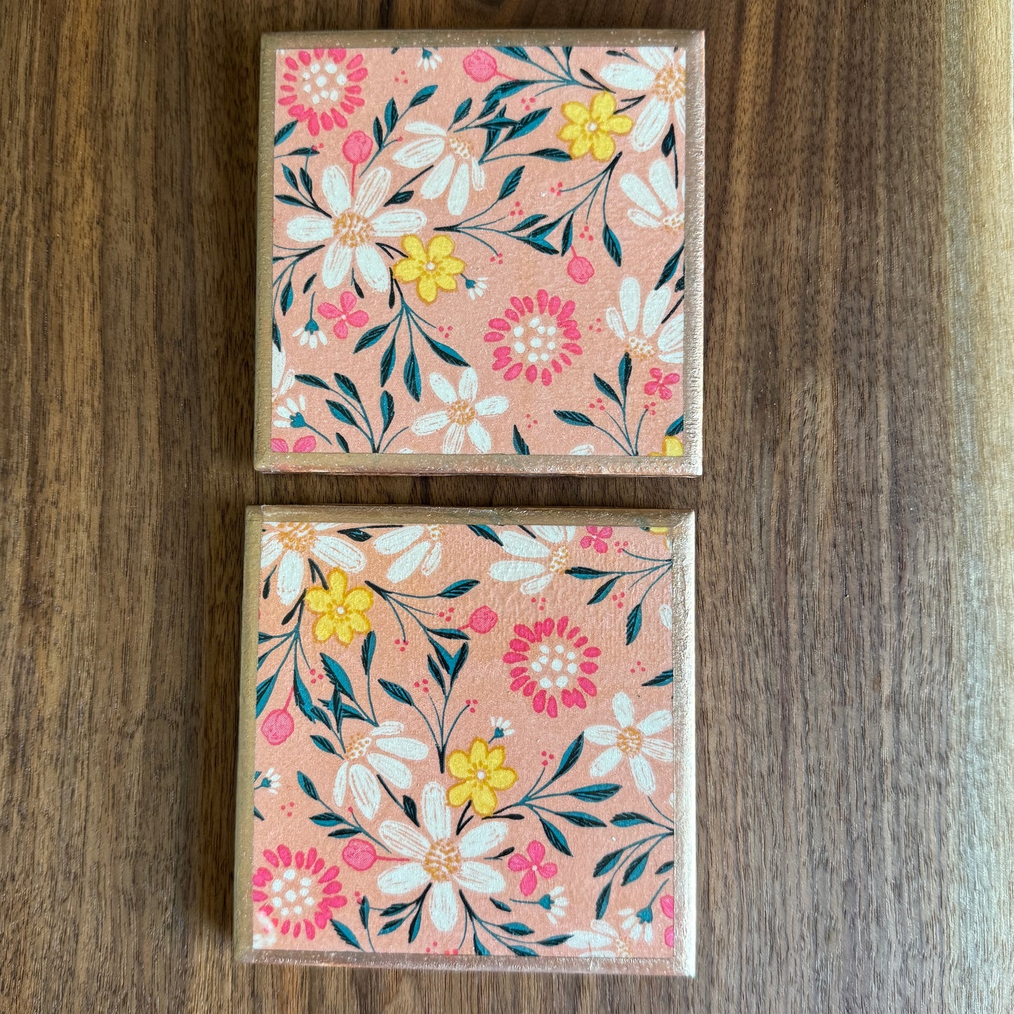 Daisy Garden Coaster Set