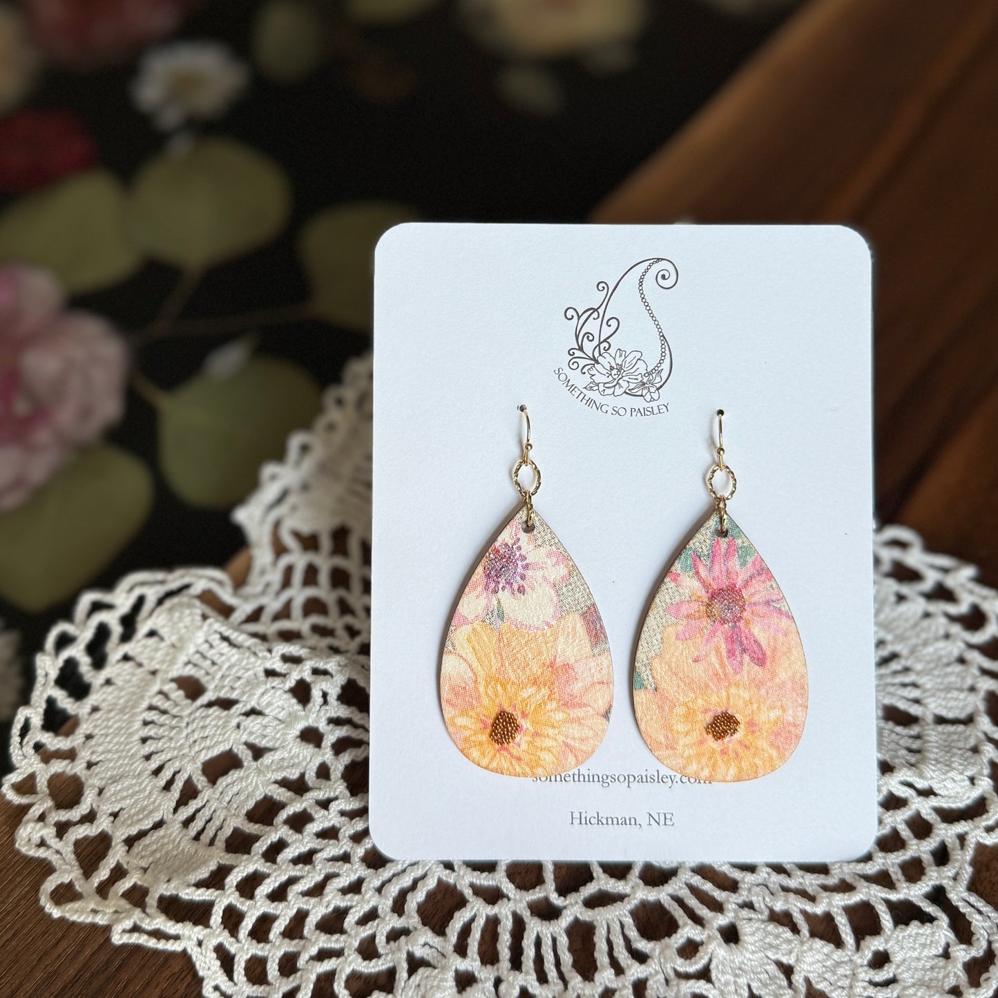 Soft Floral Earrings
