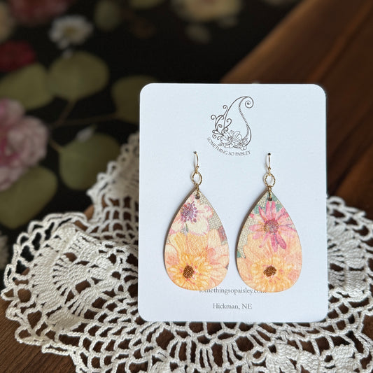 Soft Floral Earrings