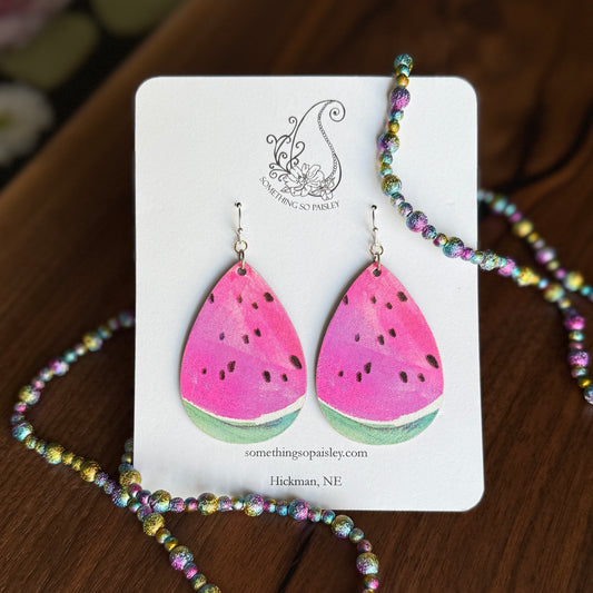 Sweet Watermelon Earrings