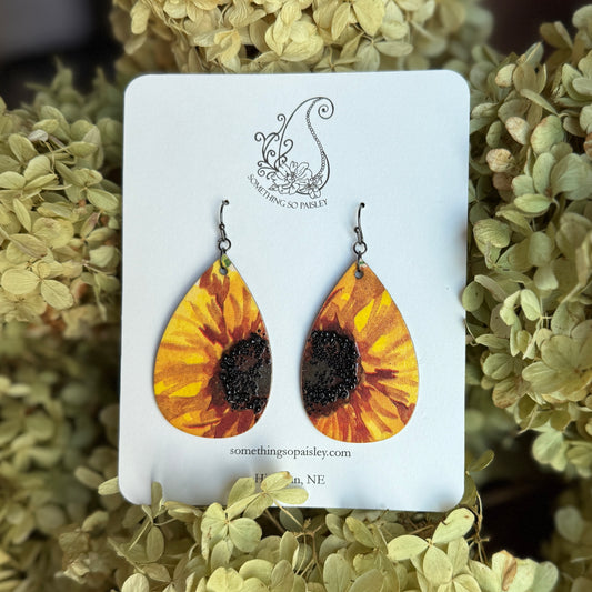Sunny Sunflower Earrings