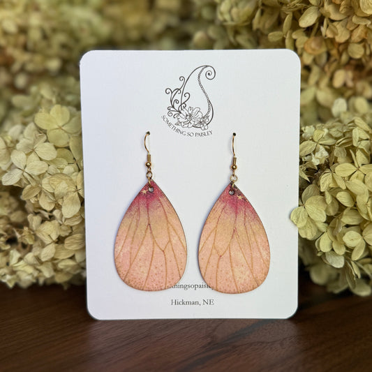 On Butterfly Wings Earrings