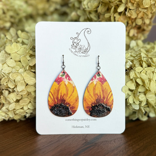 Sunny Sunflower Earrings