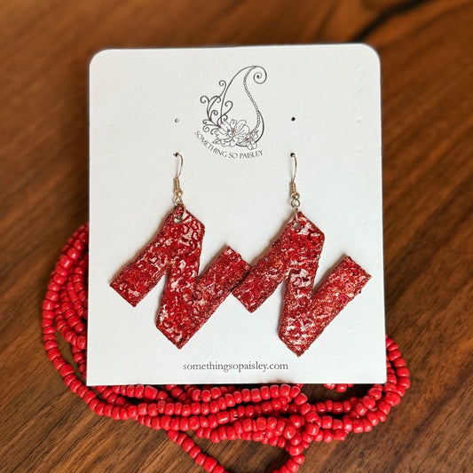 Love Nebraska Earrings