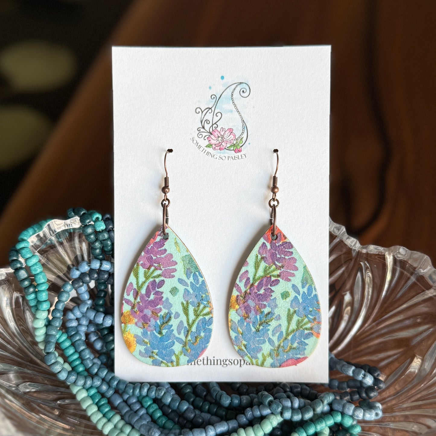Blue Botanic Earrings
