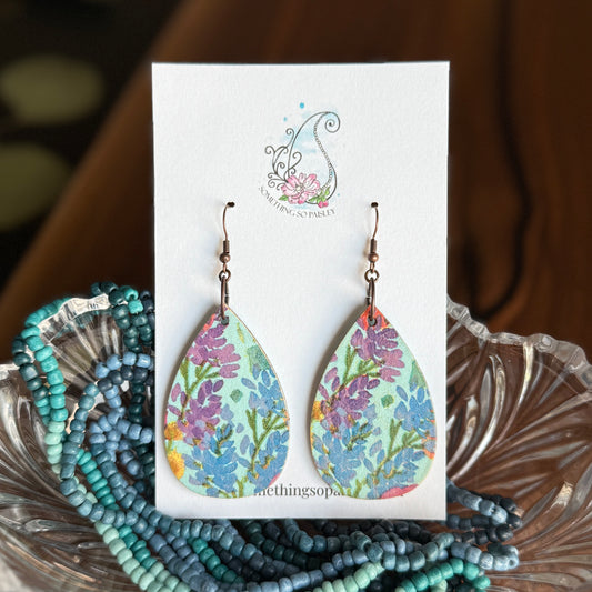 Blue Botanic Earrings