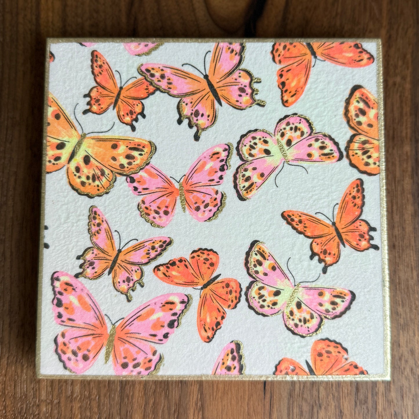 Butterfly Ceramic Trivet