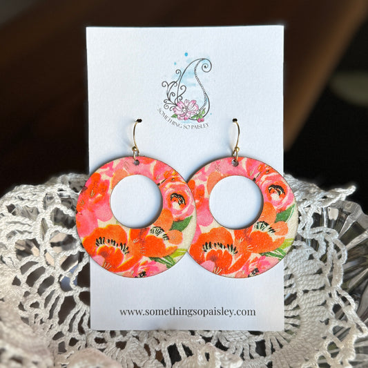 Bright & Joyful Round Earrings