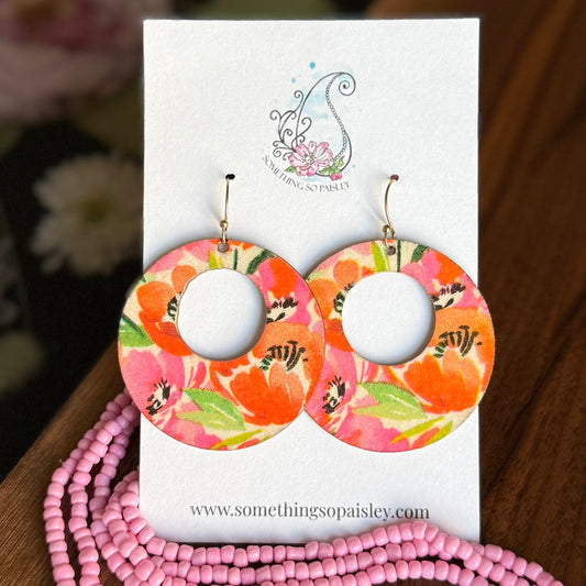 Bright & Joyful Round Earrings