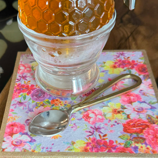 Timeless Charm Floral Ceramic Trivet