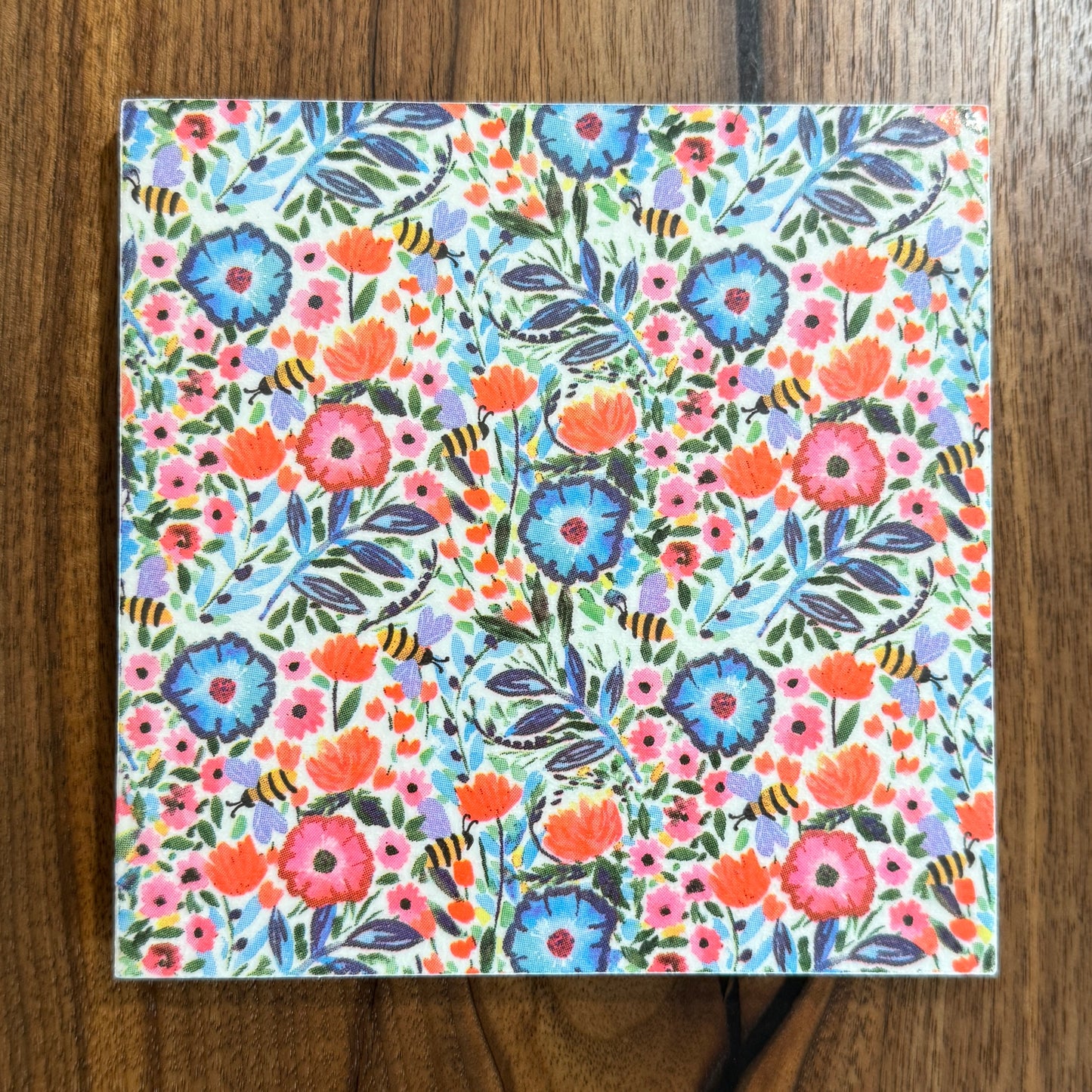 Secret Garden Ceramic Trivet