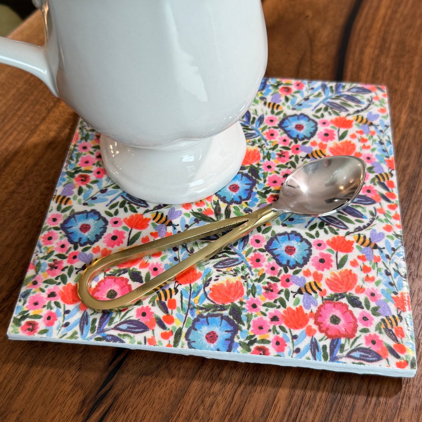 Secret Garden Ceramic Trivet