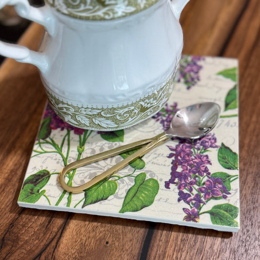 Lilac Ceramic Trivet