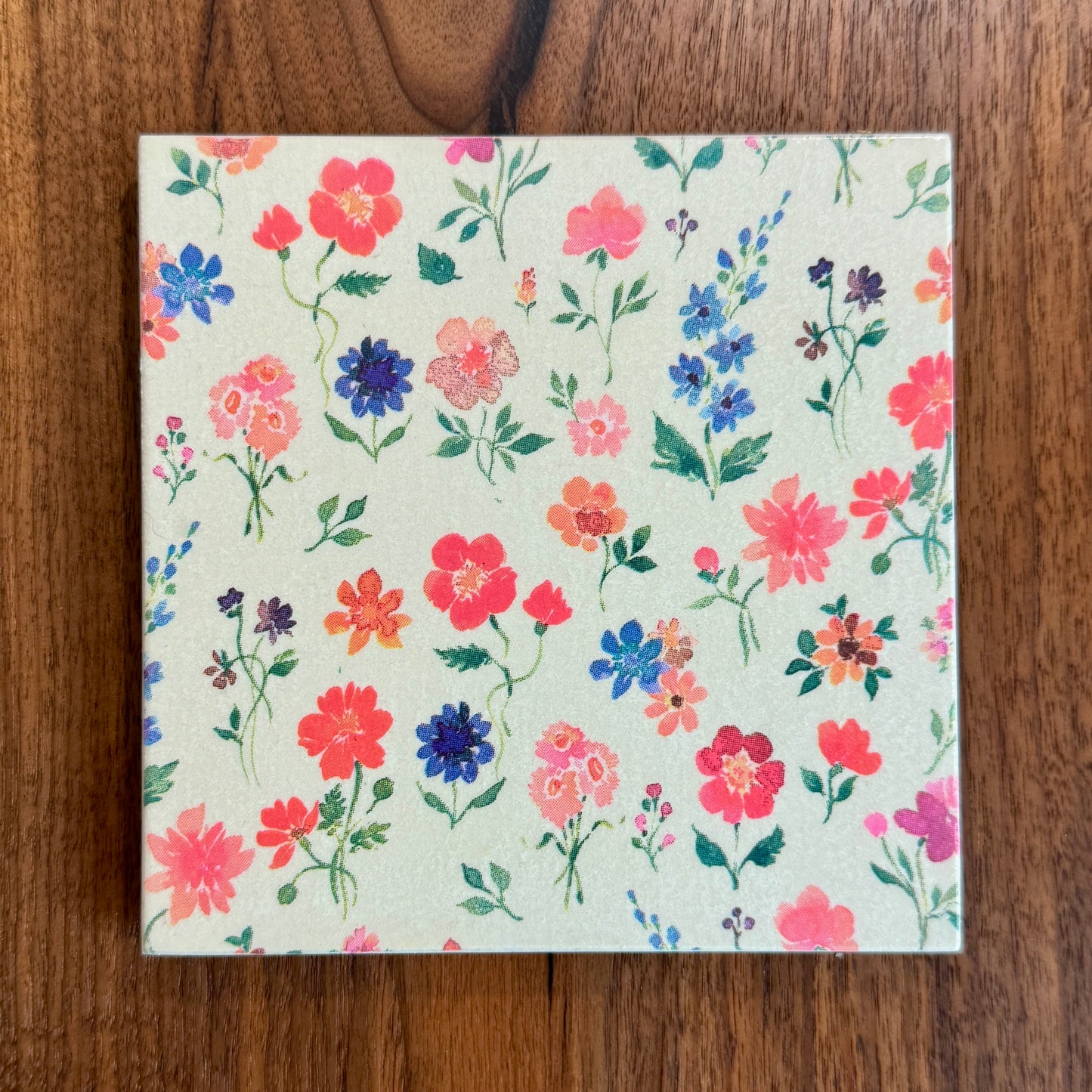 Spring Posies Ceramic Trivet