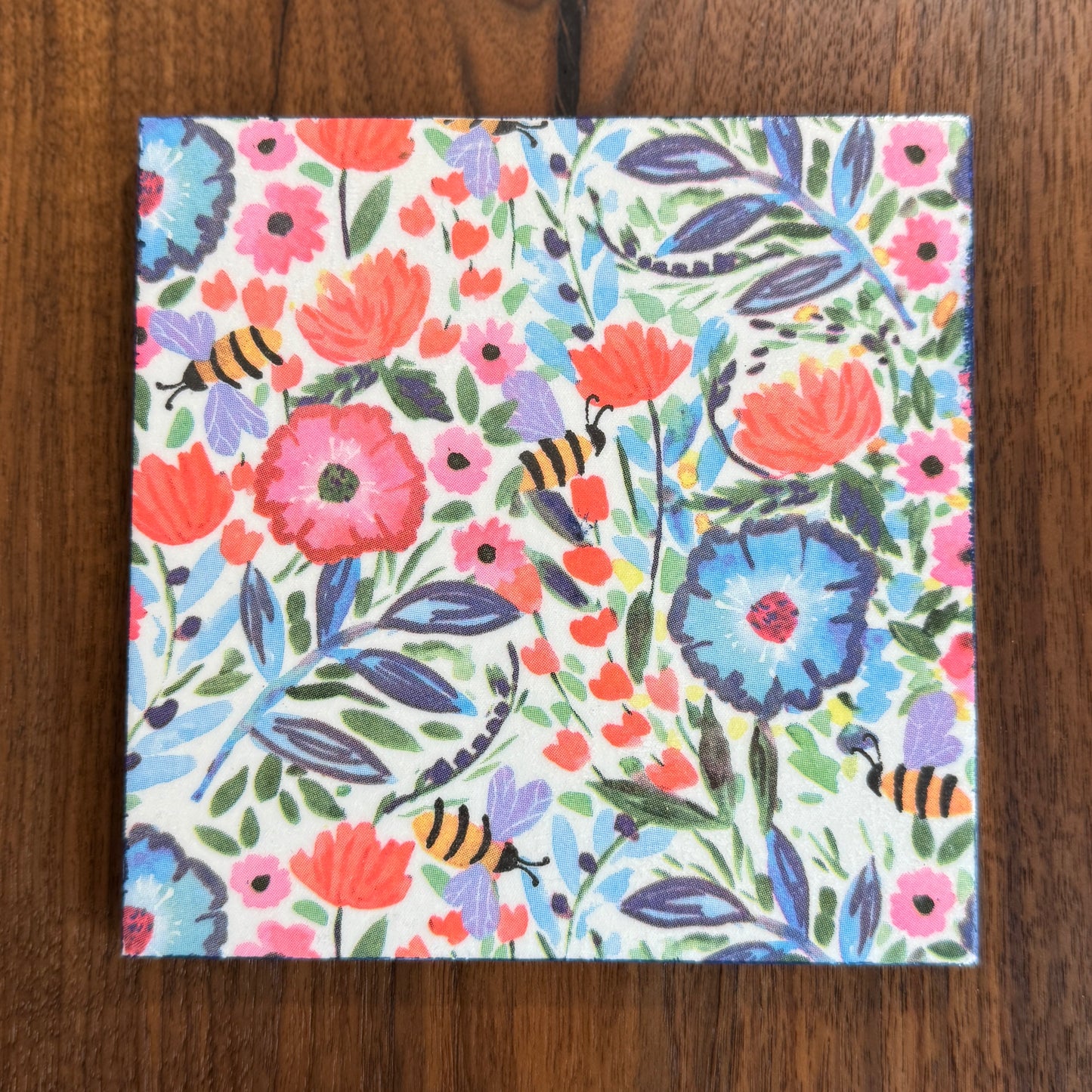 Secret Garden Ceramic Trivet