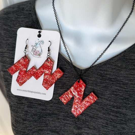 Love Nebraska Jewelry Set