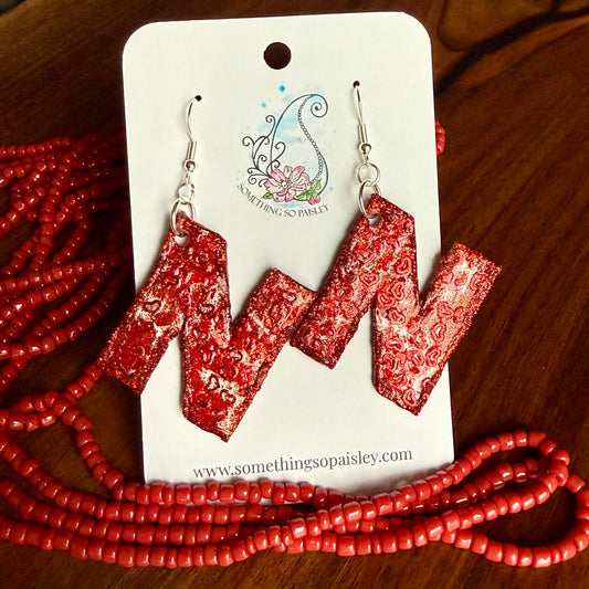 Love Nebraska Earrings #11