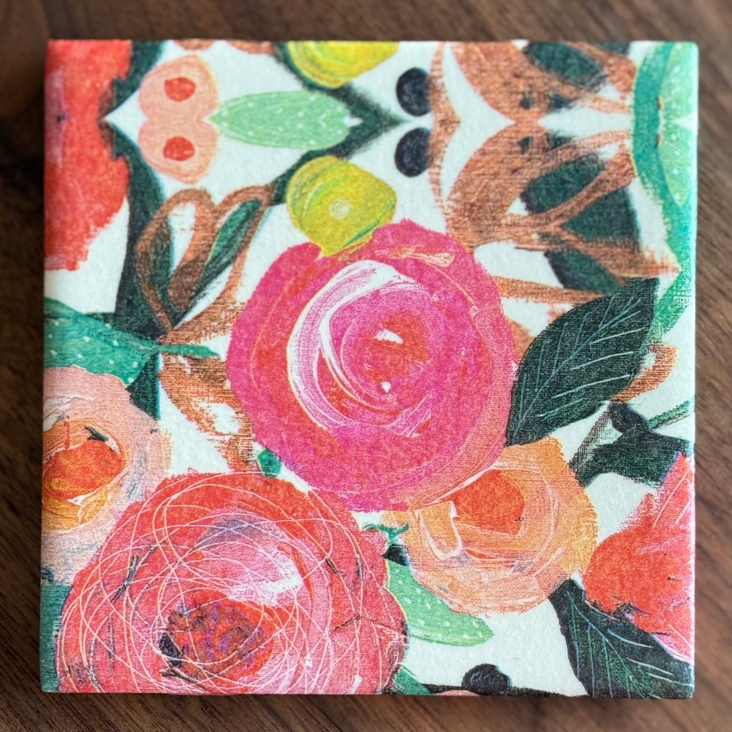 Floral Whimsy Coaster