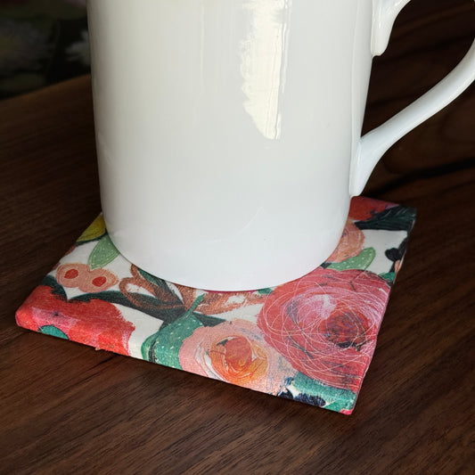 Floral Whimsy Coaster