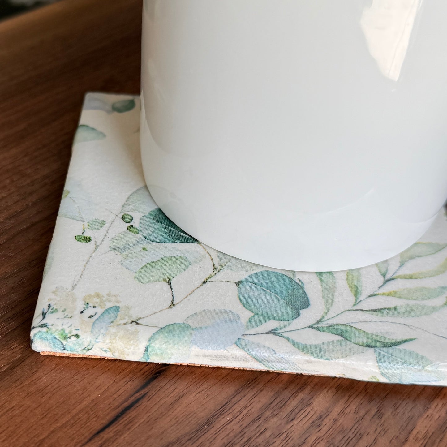 Eucalyptus Ceramic Coaster