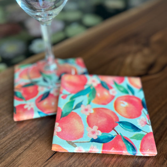 Peaches Coasters Set