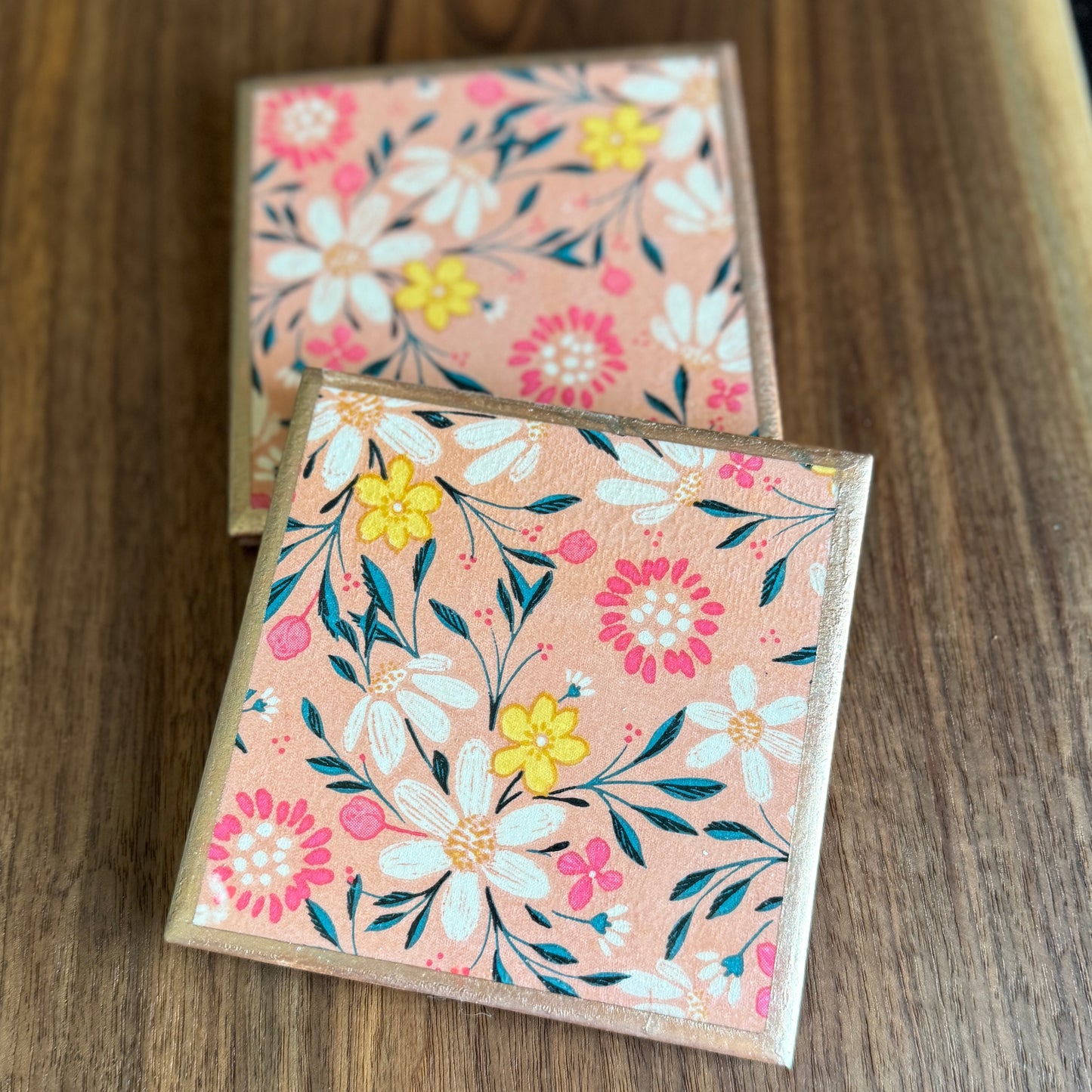 Daisy Garden Coaster Set